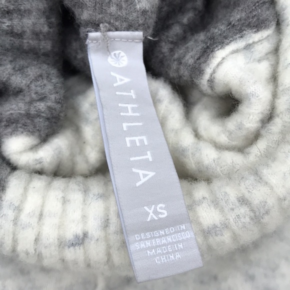 ☀️ Athleta Transit Color-block MerinoTurtleneck Sweater. - Picture 3 of 15